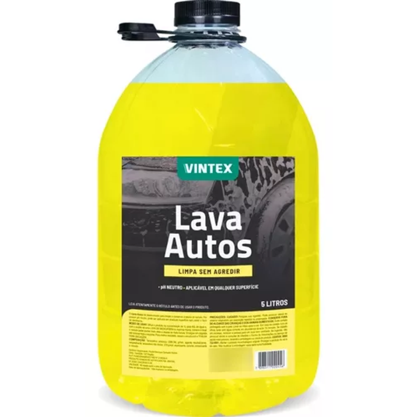 Lava Autos Vintex Vonixx 5l Shampoo Automotivo Ph Neutro