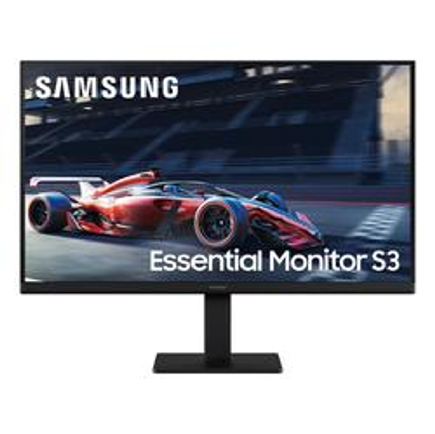 Monitor Gamer Samsung 24  Fhd,100 Hz, Hdmi, Vga,preto, S3 Preto