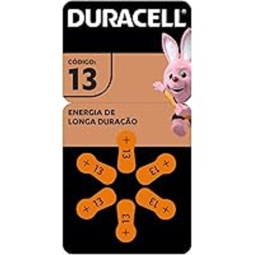 Duracell Pilha Auditiva Nº 312 Com 6 Unidades