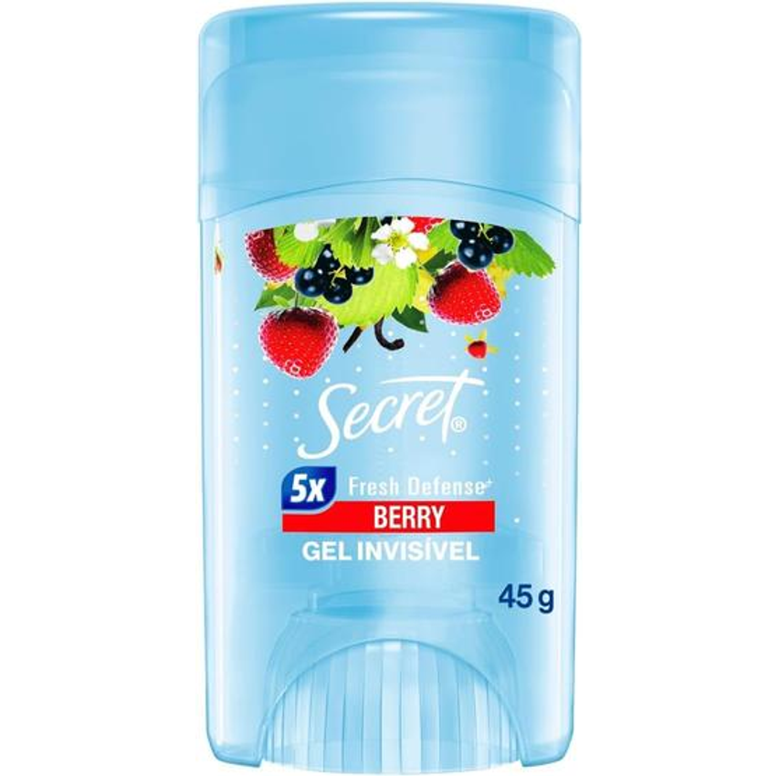 Desodorante Antitranspirante Secret Gel Frutas Vermelhas 45 G