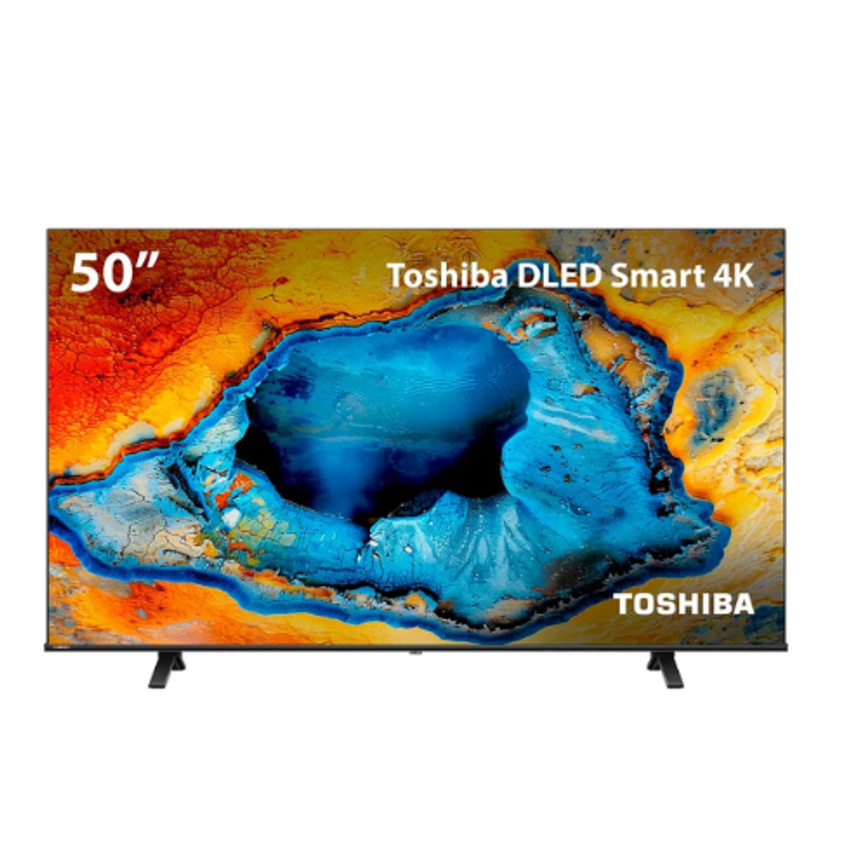 Smart TV Toshiba 50 Polegadas 50C350NS 4K UHD DLED VIDAA TB029M