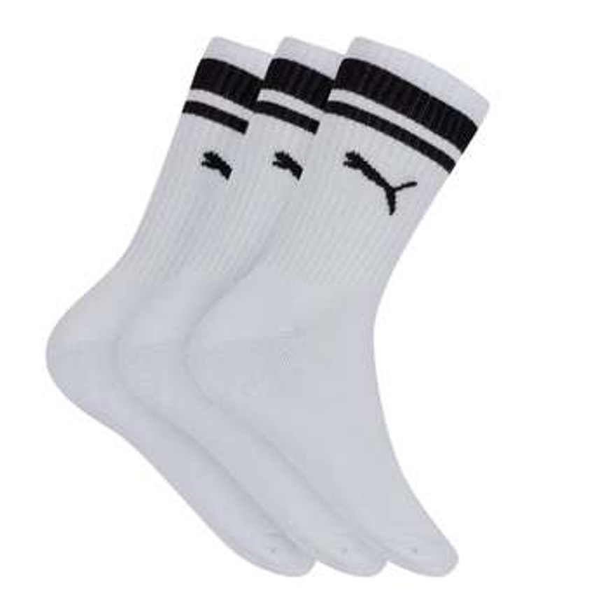 Kit De Meias Cano Médio Puma Esportiva Com 3 Pares - 39 A 43 - Adulto