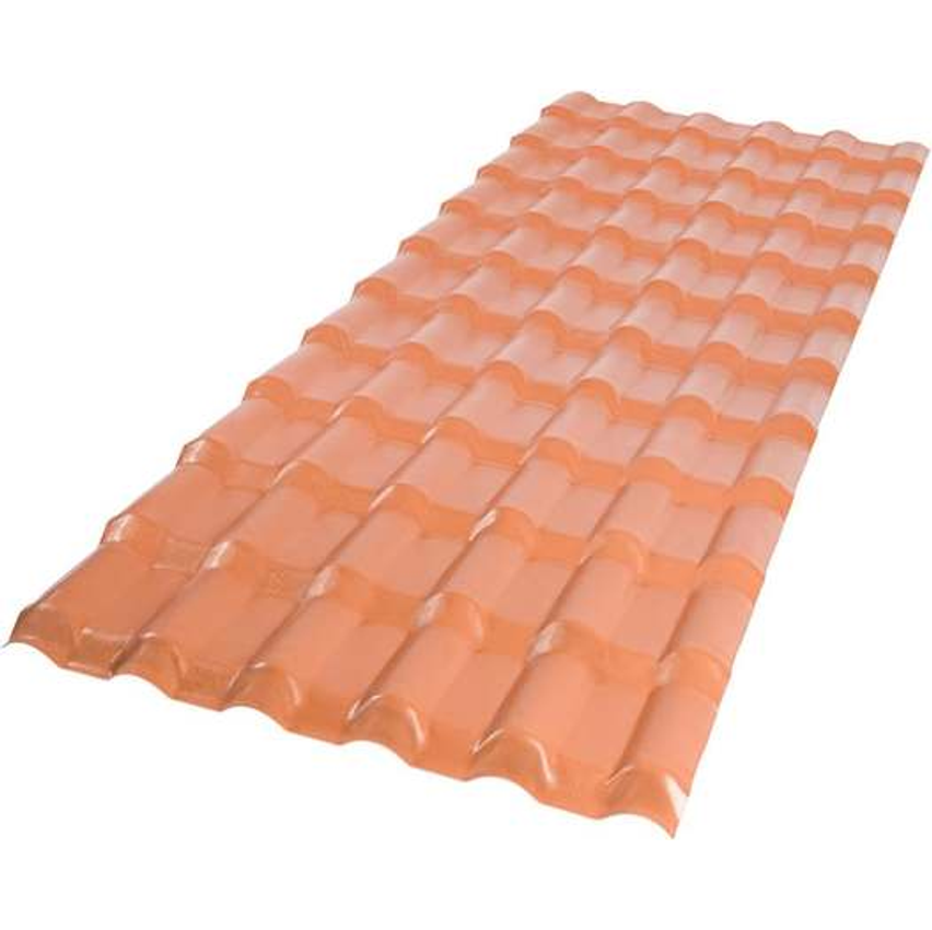 Afort Telha Colonial Pvc 3,30 Cm X 06 Ondas 5 Peças - Garantia: 5 Anos