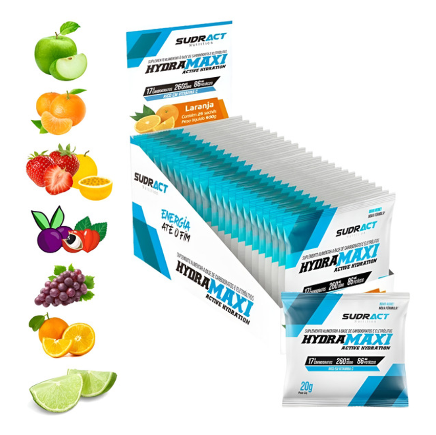 Repositor Isotônico Hydramaxi 25 Saches De20g Sudract Vita C