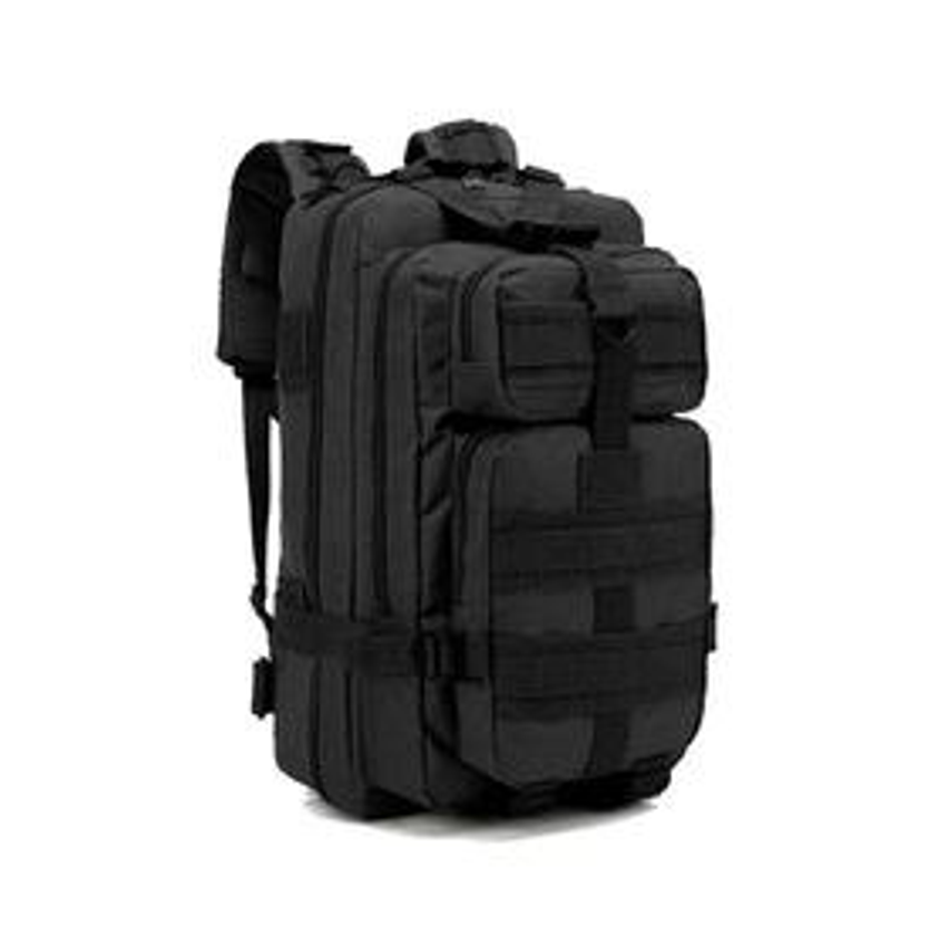 Mochila Impermeável Para Camping Grande 30 Litros Cores Verde Camuflado Preto - AMG