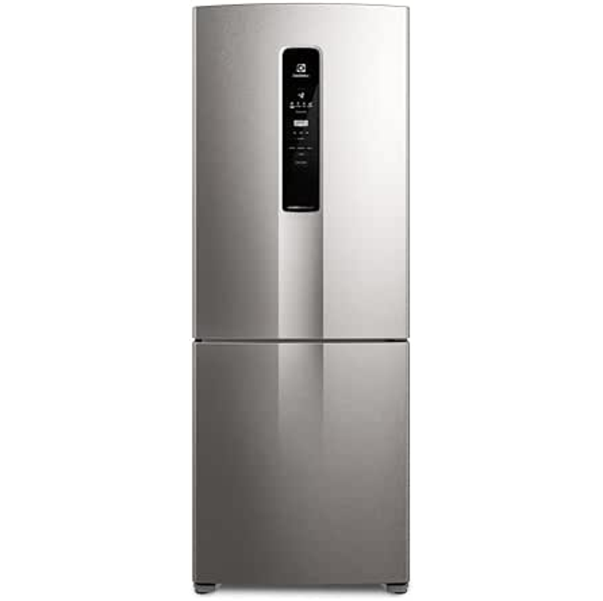 Refrigerador Bottom Freezer Electrolux De 02 Portas Frost Free Com 488 Litros Tecnologia Inverter Inox - Ib55s