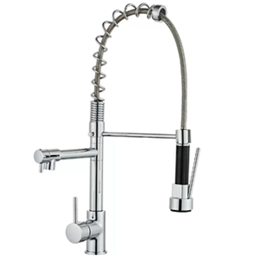 Torneira Cozinha Gourmet Monocomando Com Spray Extensor - New Concept / Holtter Home Design