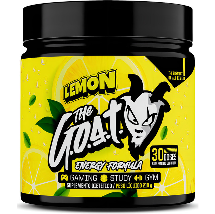 Bebida Gamer The Goat - Foco, Energia, Concentração, Memória Sabor Lemon
