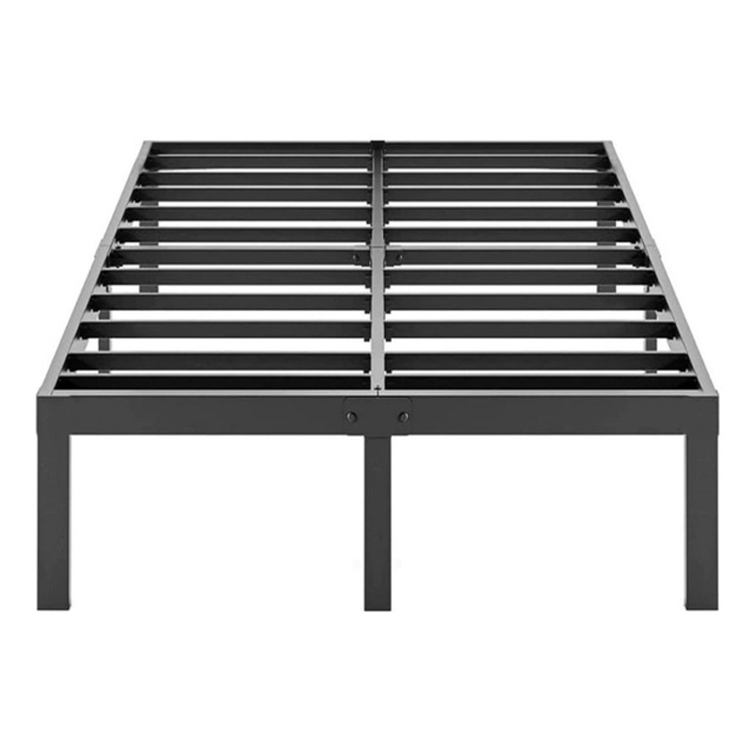 Estrutura De Cama De Metal, Casal, Com Espaço De Armazenamen Cor Preto Hot Wheels