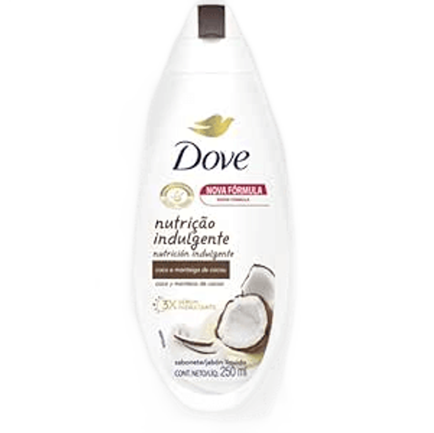 Dove Sabonete Líquido Uso Diário 250Ml Coco Unit
