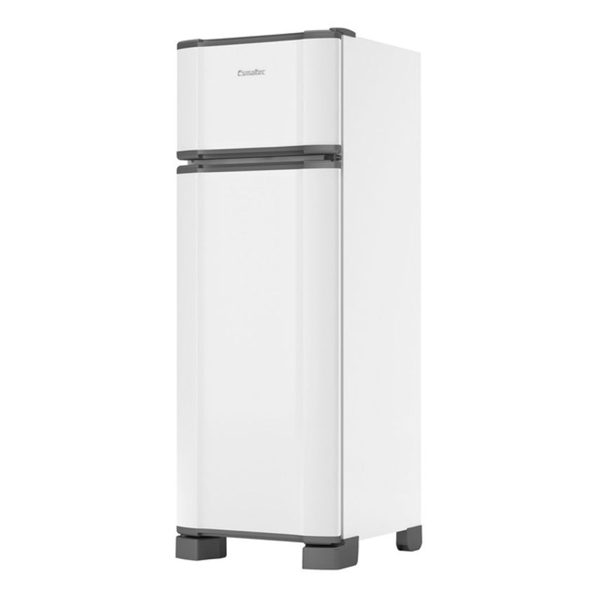 Geladeira Degelo Manual E Compressor Inverter Esmaltec A++ Rcd34 Pro Cor Branca 276l -