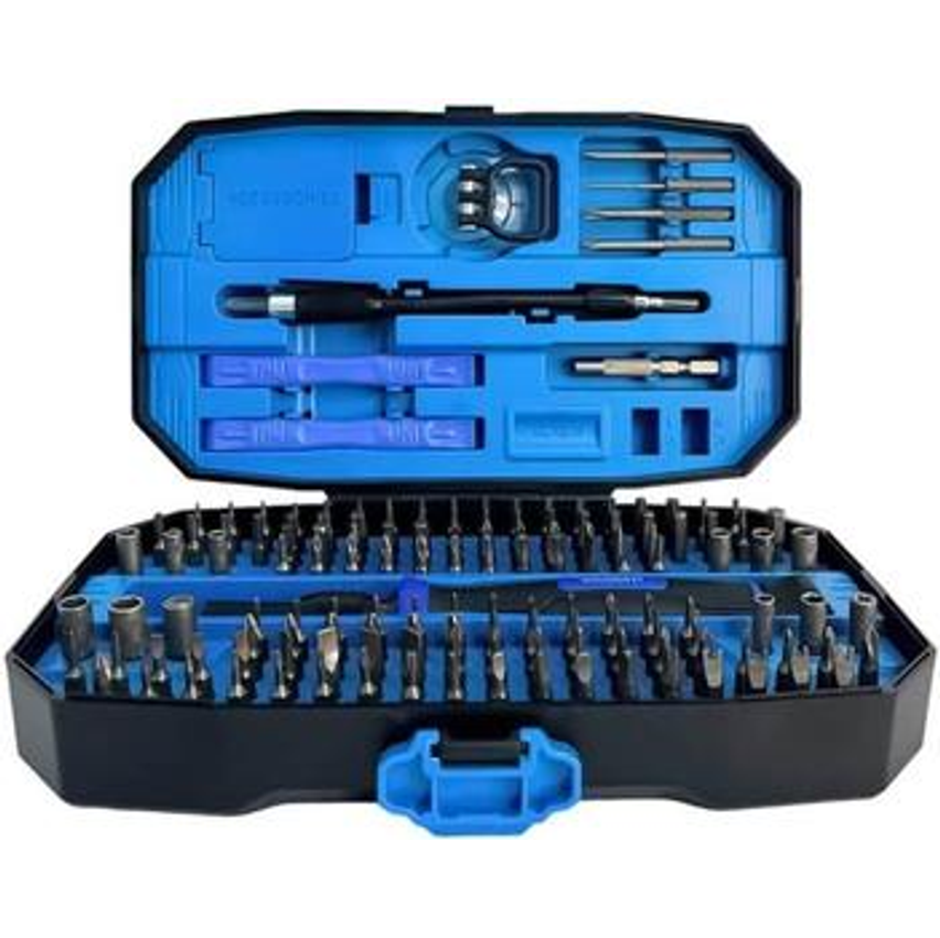 Kit Chaves De Fenda+ Bits Multifuncional 152 Peças, Maleta Organizadora, Ferramenta para reparo. Ire o