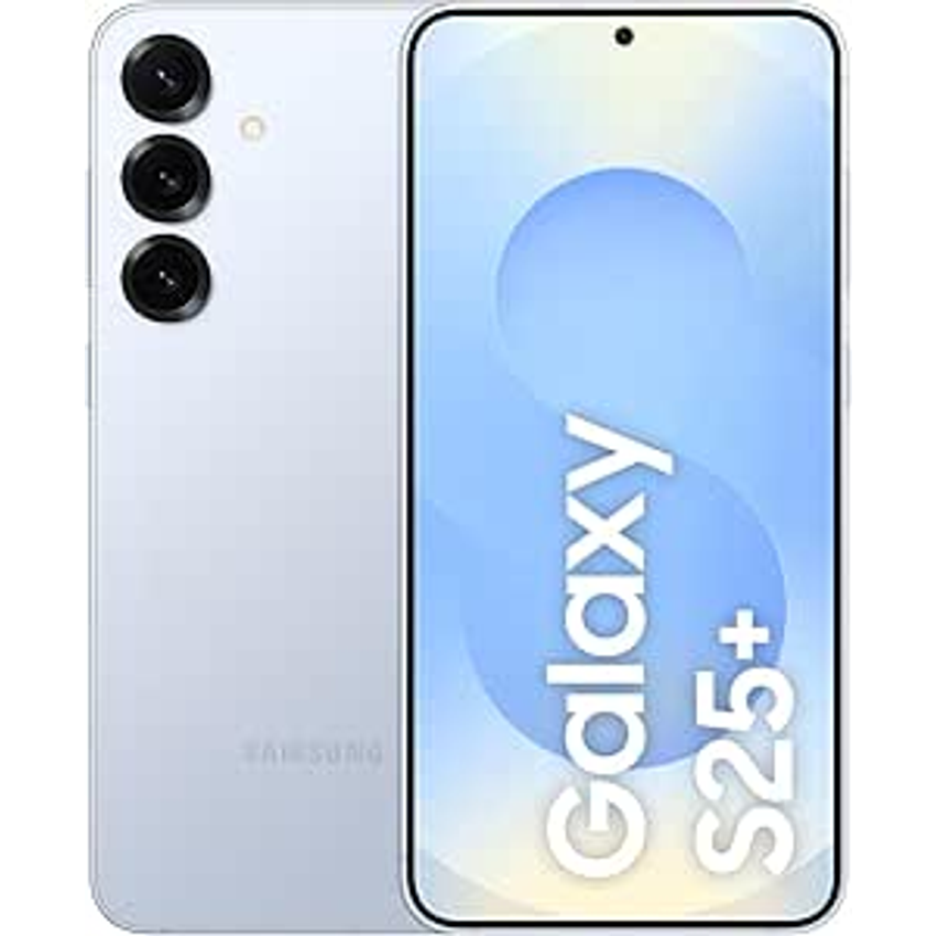 Smartphone Samsung Galaxy S25+ 5G, 256GB, 12GB RAM, Câmera Tripla de 50+12+10, Tela Grande de 6.7", Prata