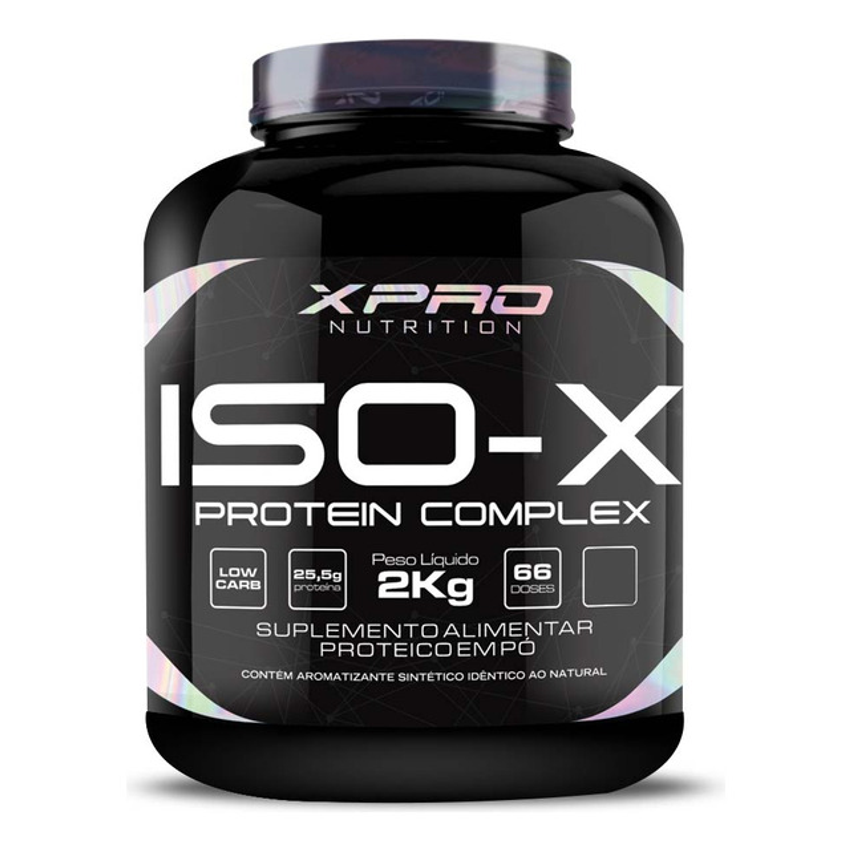 Whey Protein Iso-x Isolada 2kg Baunilha Com 25g De Proteína