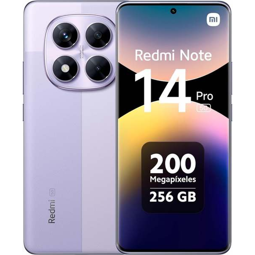 Smartphone Xiaomi Redmi Note 14 Pro 5g Lavender Purple (roxo Lavanda) 8gb Ram 256gb Rom Nfc