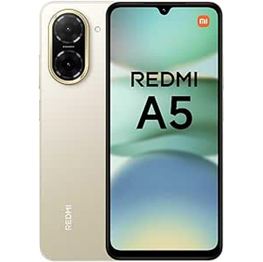 Smartphone Xiaomi Redmi A5 128gb 4gb Ram Dual Sim Tela 6.88" - Dourado Sunny Gold [25028rn03l]