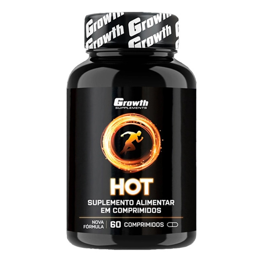 Hot Termogênico Growth Supplements 60 Cápsulas Original