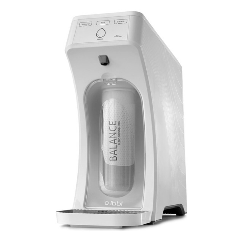 Purificador De Água Gelada Fria E Natural Eletrônico Ibbl E-due Painel Touch Branco