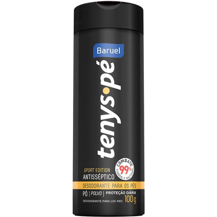Talco Desodorante Baruel, Tenys Pé, 100 G