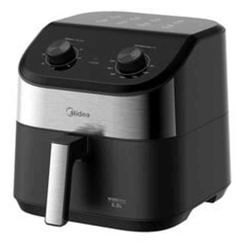Fritadeira Air Fryer 5,5l Widemax Midea Preto
