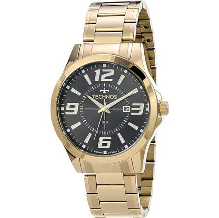 Relógio Technos Masculino Performance Racer Dourado