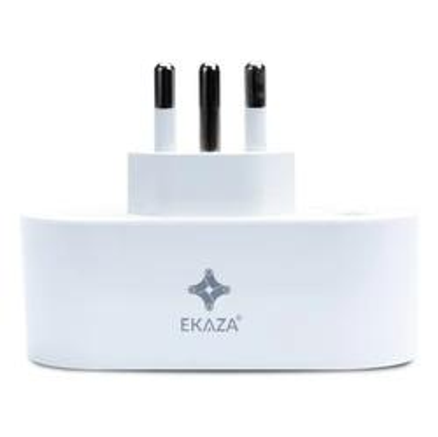 Tomada Inteligente Wifi 20A Pino Grosso Ekaza Medidor De Consumo Smart Alexa Google Tuya Smart Life 110V 220V Bivolt