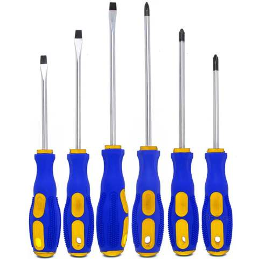 Kit Jogo De Chaves Fenda E Philips Imantada Ferramenta 6 Peças - Link Sky