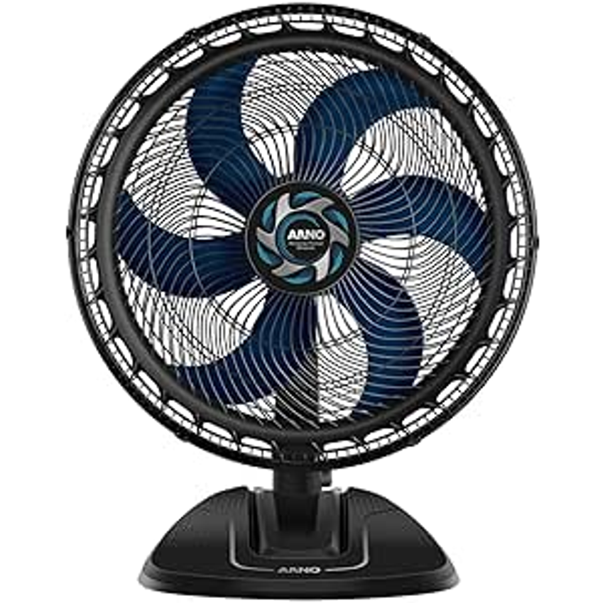 Ventilador de Mesa Arno Xtreme Force Breeze 50cm VB50, 126W, 6 Pás, 3 Velocidades, Oscilação 80º, Power Zone, Modo Sono Tranquilo, Grade Chevron Zone, 110V