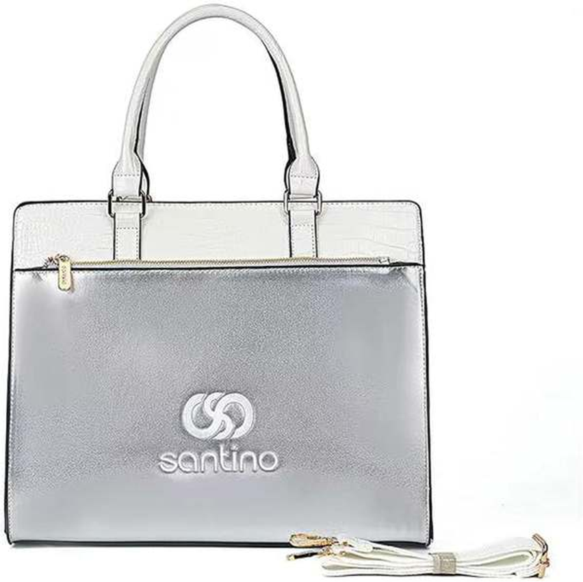 Pasta notebook Feminina Office PU HYP001U (Prata)