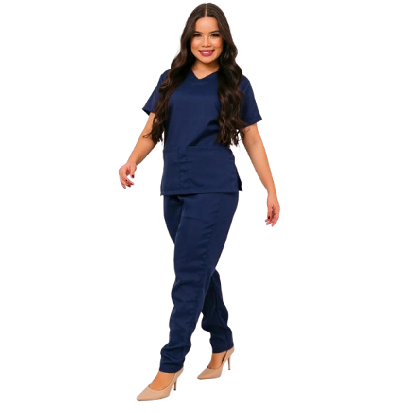 Pijama Cirúrgico Feminino Scrub Hospitalar - Unissex Atacado