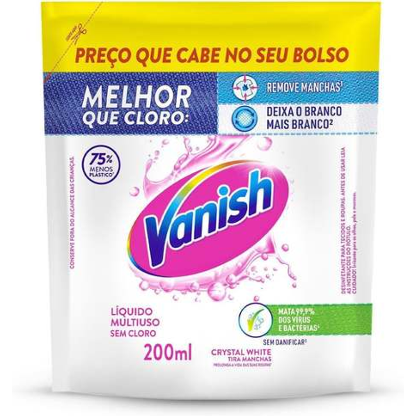 Tira Manchas Vanish Gel Whit 200ml Sache