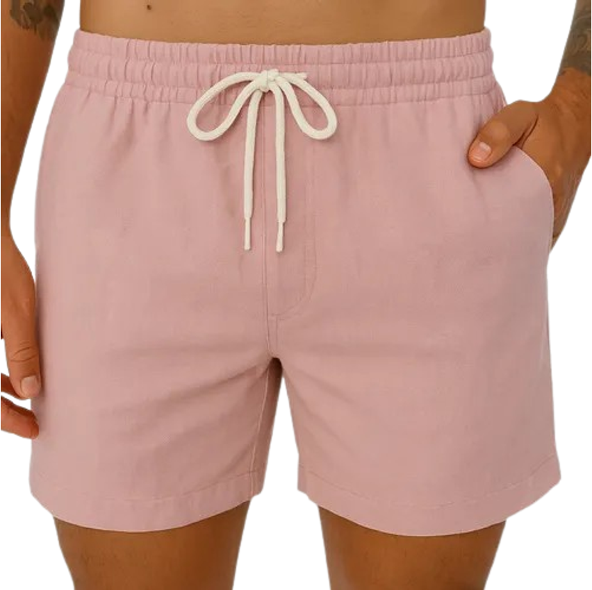 Short Bermuda Curta De Linho Algodão Esporte Fino Social