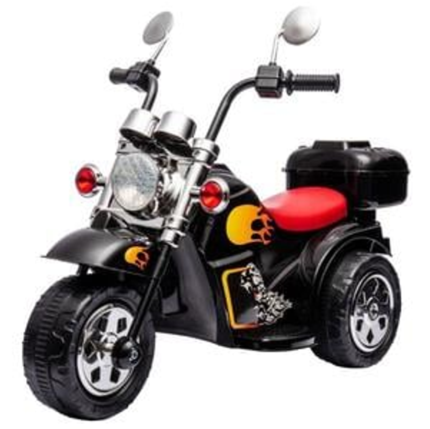 Mini Moto Motocicleta Infantil Som Luz Bateria 6v E Retrovisor - Brinqkids
