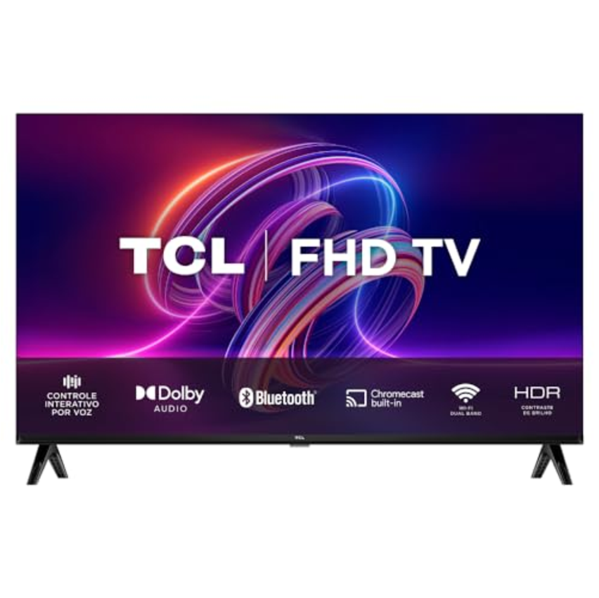 Smart TV TCL 32 Polegadas LED Full HD S5400AF Android TV WiFi Bluetooth Google Assistente 32S5400AF