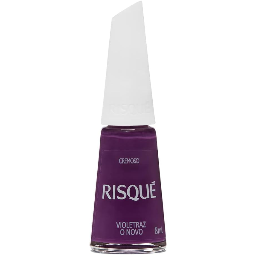 Risqué Felicidade - Esmalte Cremoso, Vermelho, 8ml