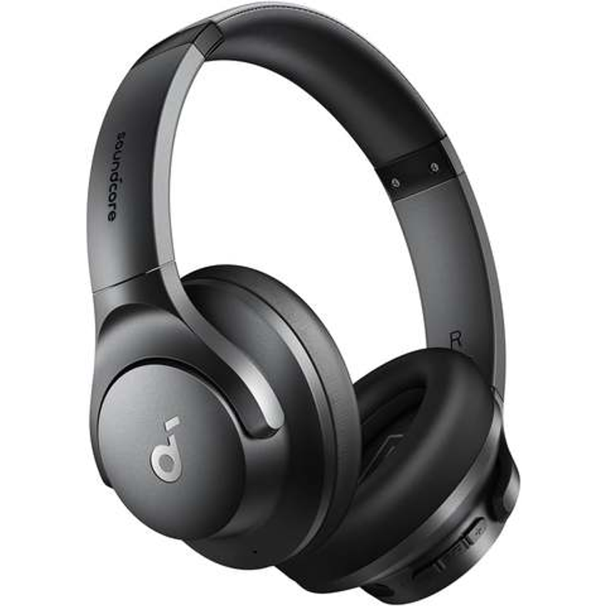 Fones De Ouvido Soundcore By Anker Q20i Anc Híbrido Bluetooth 5.3 Multiponto Headphone Com Cancelamento De Ruído 50h Bateria Over-ear Hi-res Audio Graves Potentes Carga Rápida App Contrle Cor Preto