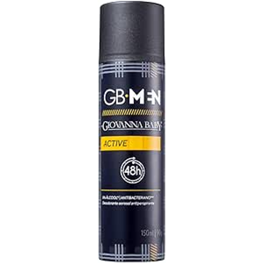 Desodorante Aerossol 150ml Men Active, Giovanna Baby