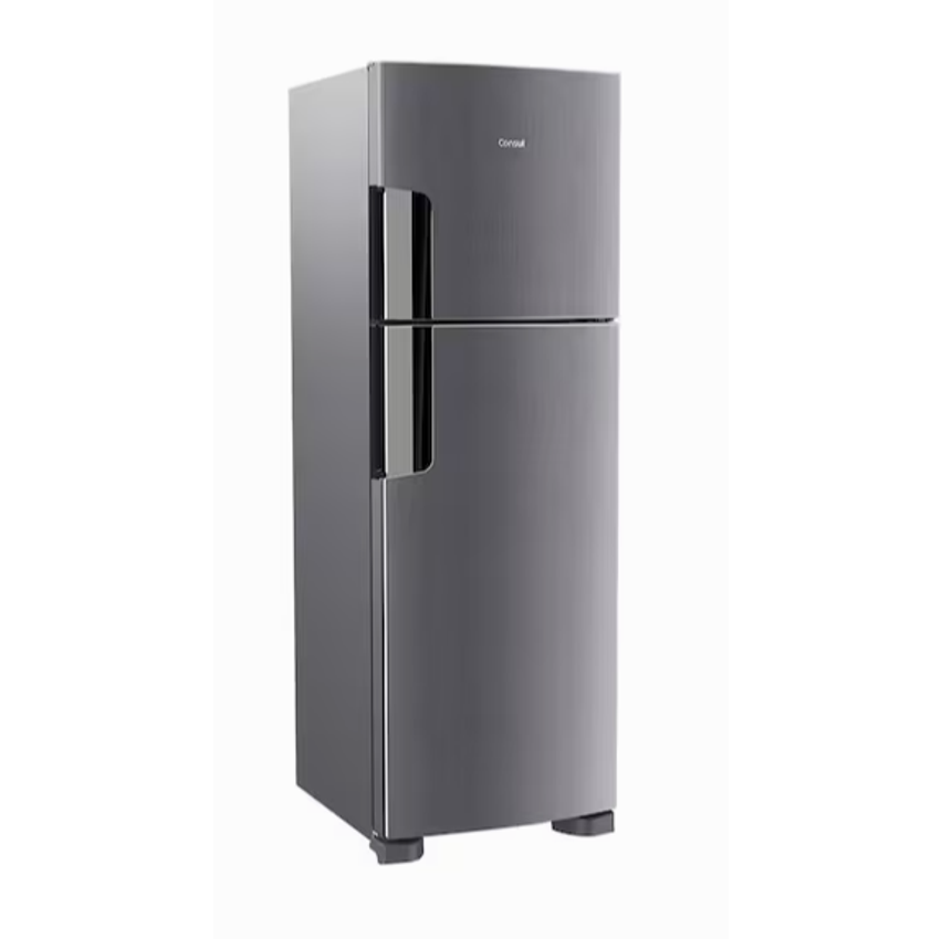 Geladeira Consul Duplex CRM44AK Frost Free com Altura Flex, Função Turbo e Freezer Espaçoso 386 L - Inox - Geladeira Consul Frost Free Duplex 386L