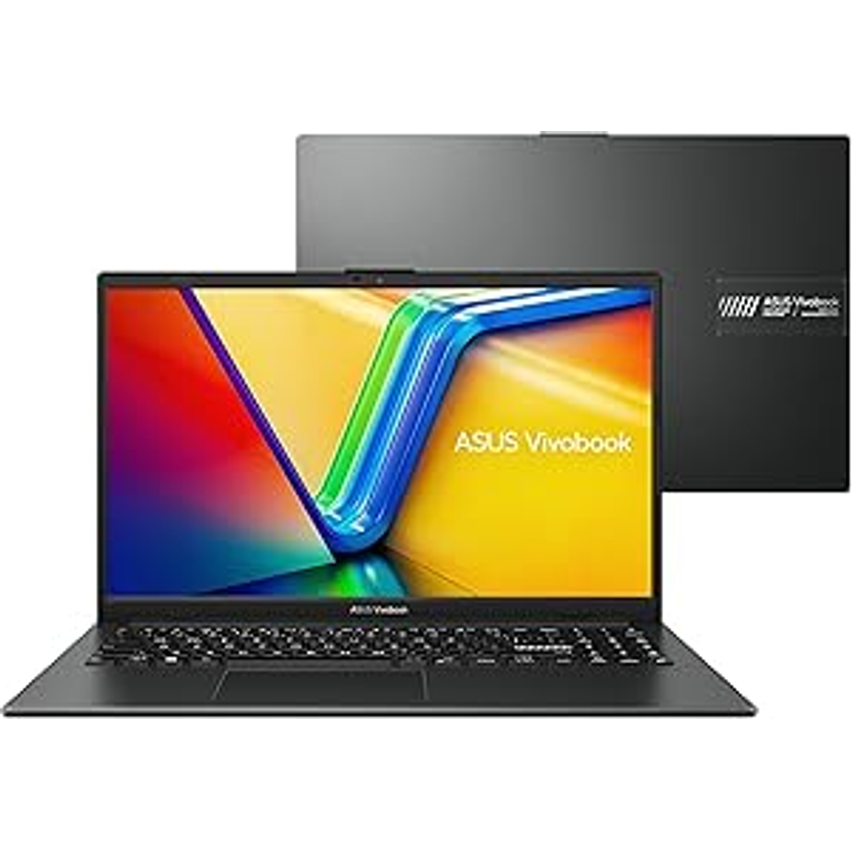 Notebook ASUS VivoBook Go 15, AMD RYZEN 5 7520U, 8GB, 256GB SSD, KeepOS, Tela 15,6" FHD, Mixed Black - E1504FA-NJ731