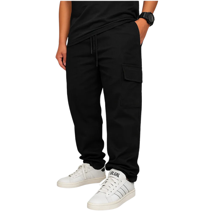 Calça Cargo Masculina Larga Skatista streetwear Tendência