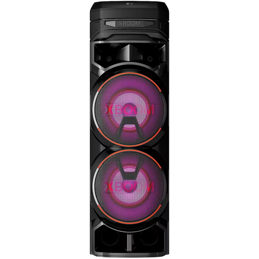 Torre De Som Lg Xboom Rnc9 Com Bluetooth, Karaokê, Entradas De Microfone, Guitarra E Alto-falantes Duplos