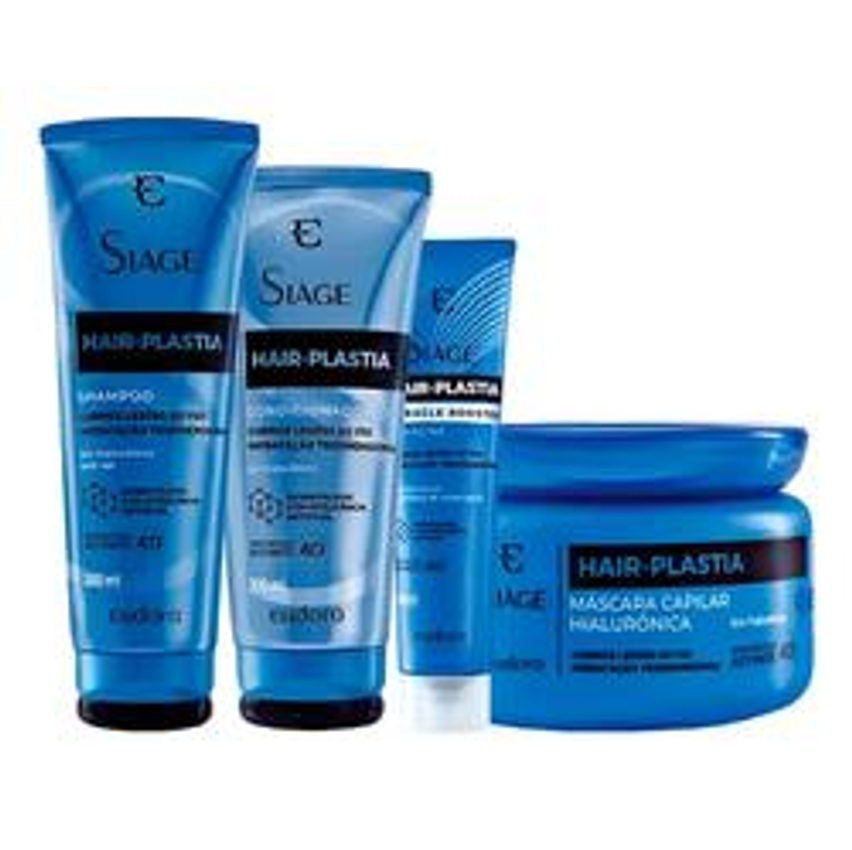 Kit Eudora Siáge Hair Plastia +leave-in Pro 100 Ml+3