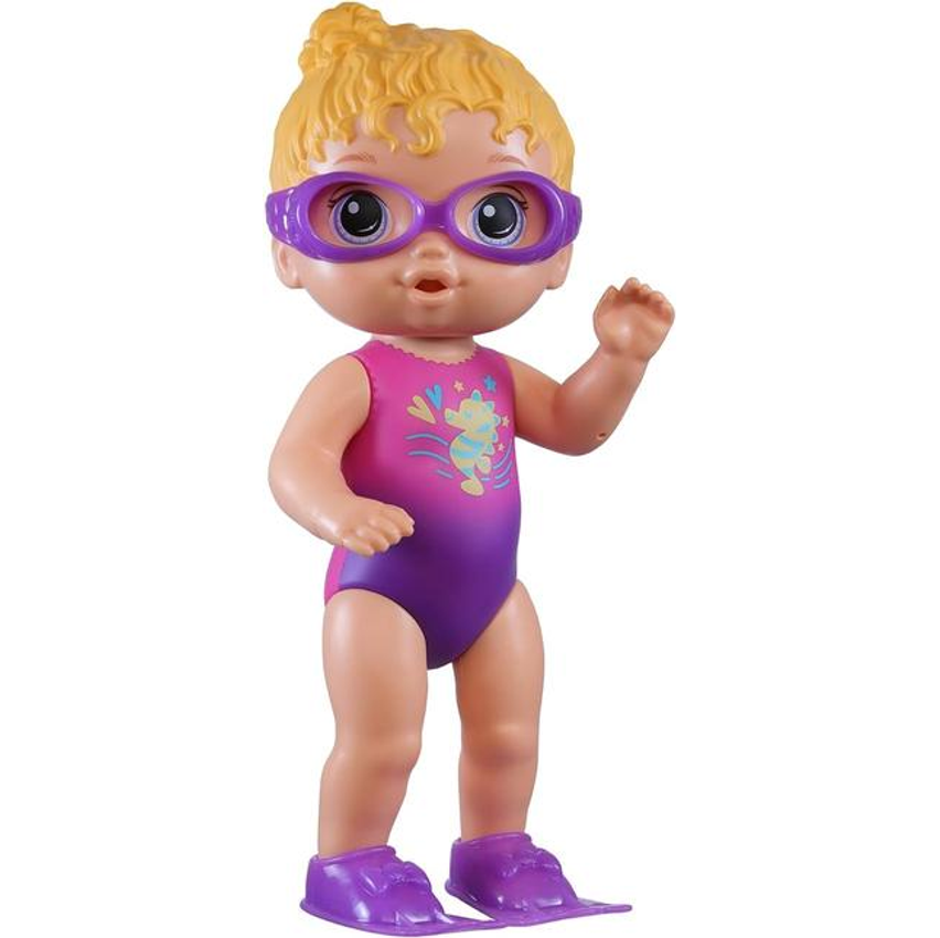 Boneca Baby Alive Sunny Swimmer - Cabelos Castanhos 25 cm - F8141 - Hasbro