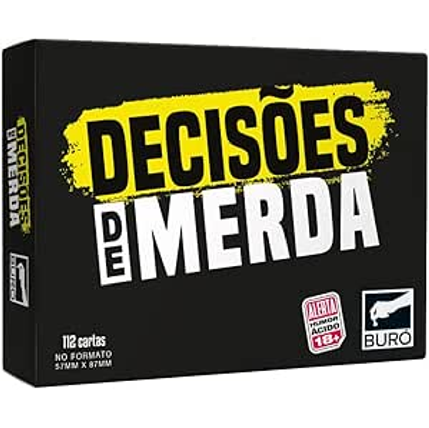 Buró, Decisões de Merda, Jogo de Cartas para Amigos, 5-30 jogadores