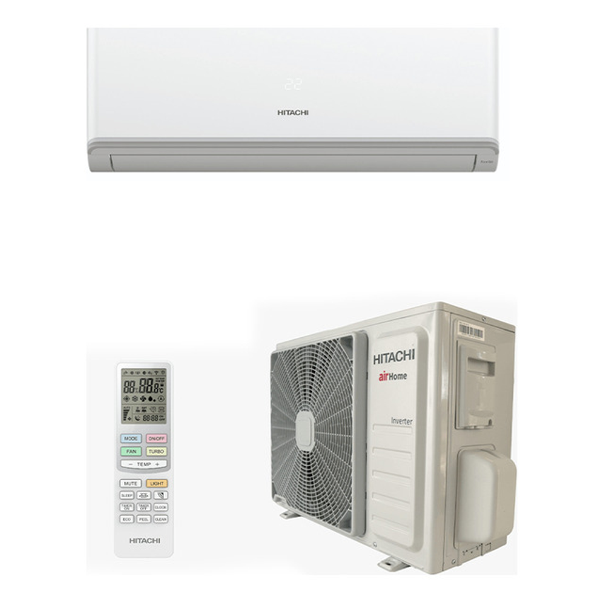 Ar Condicionado Hw Inverter Hitachi Airhome 9k F 220v R-32