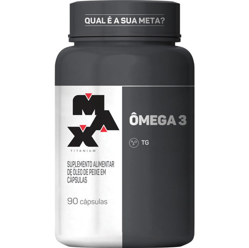 Ômega 3 90 Cápsulas Suplemento Academia Max Titanium