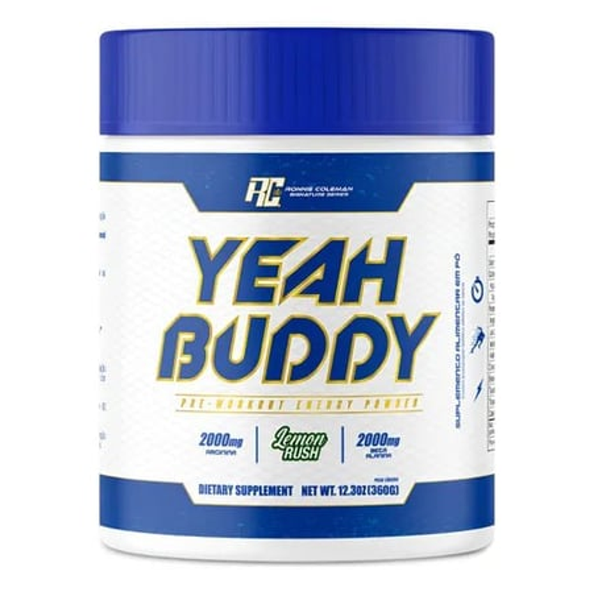 Pré Treino Yeah Buddy Ronnie Coleman 360g Lemon Rush Limon Rush