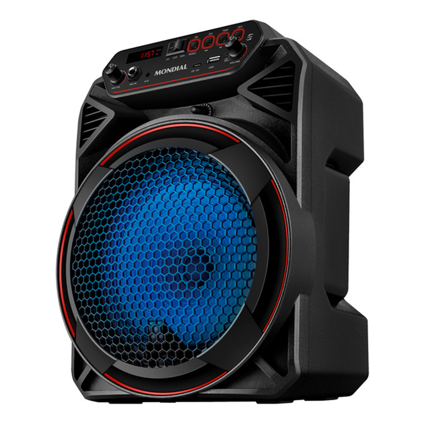 Caixa De Som Mondial Cm-150 Amplificada Connect Party Plus Cor Preto 110v/220v