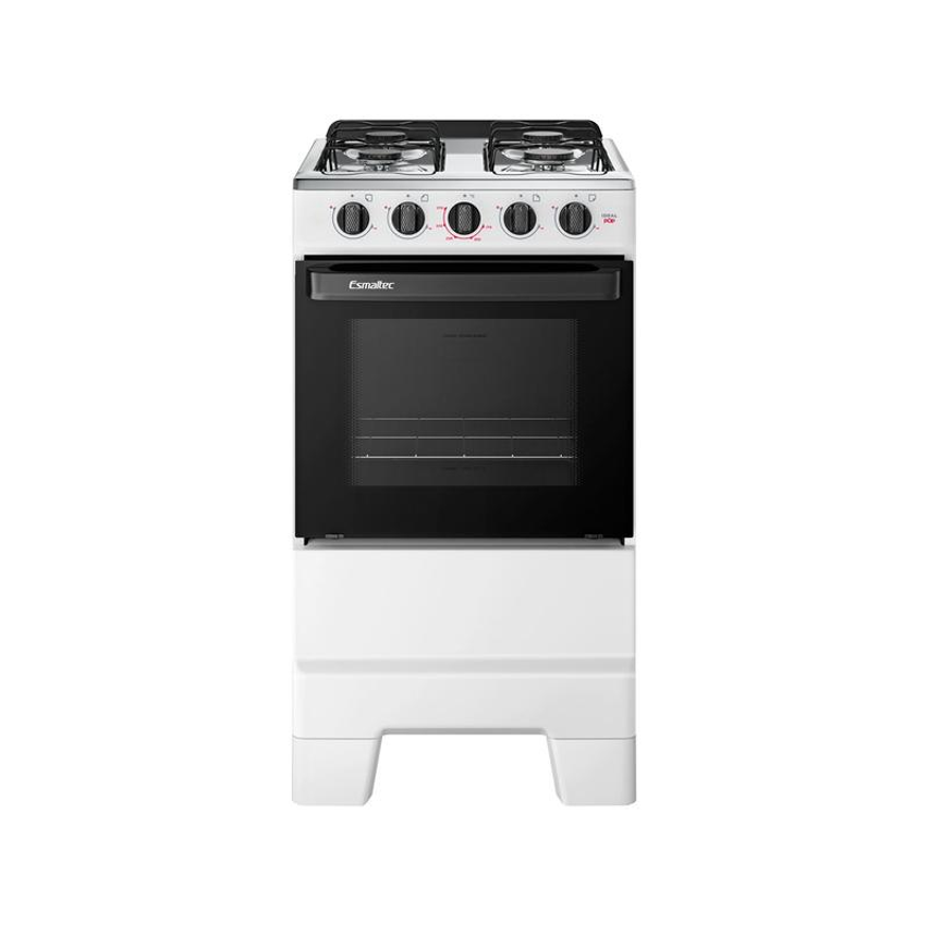 Fogão 4 Bocas Esmaltec Branco Ideal Pop 4120