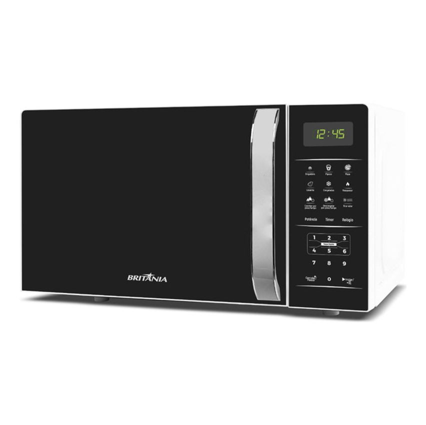 Micro-ondas Britânia Bmo23 De Bancada 20l Preto